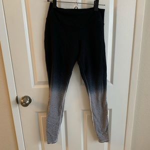 Nike ombré striped legging size small